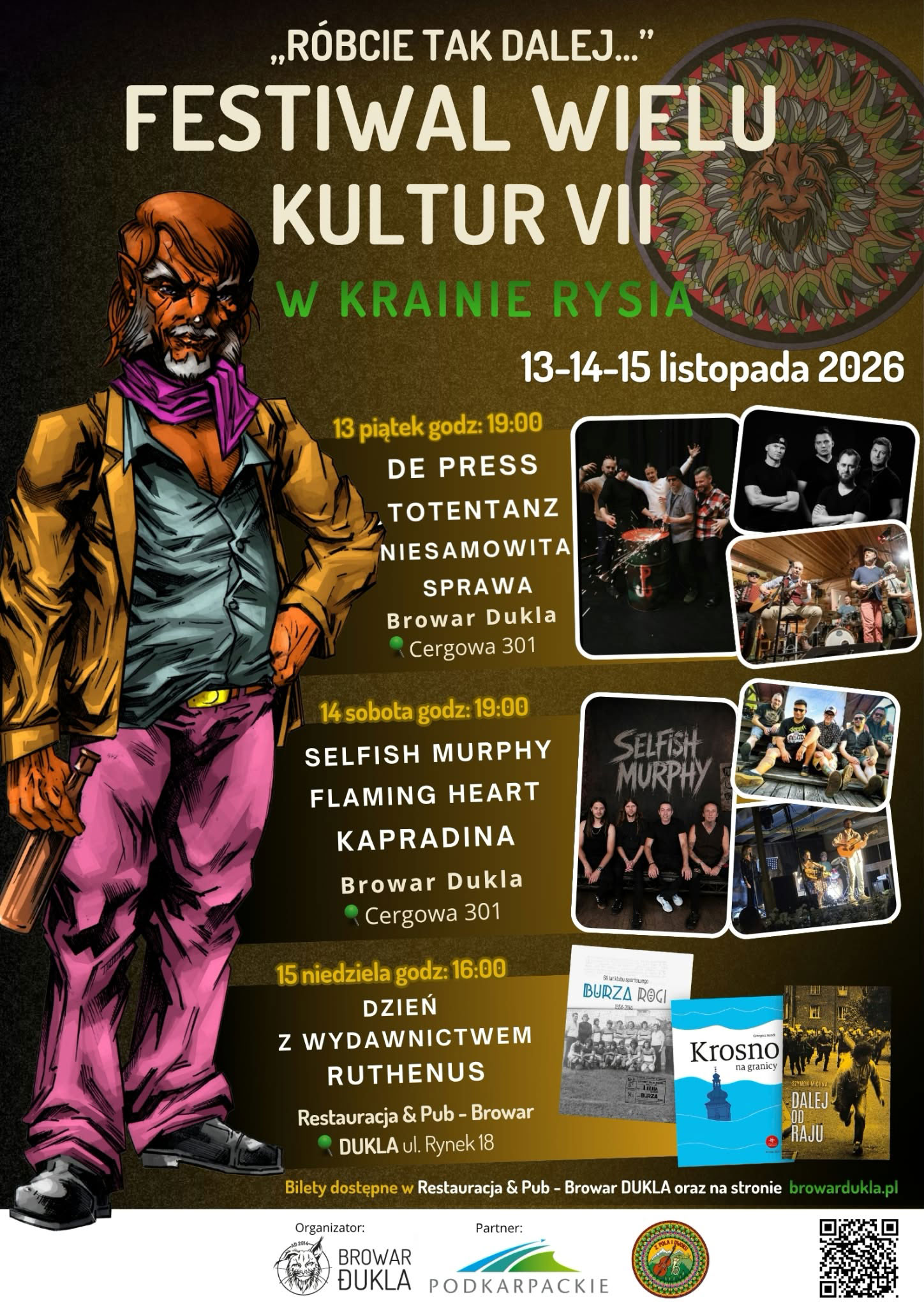 VII Festiwal Wielu Kultur w Krainie Rysia - Browar DUKLA